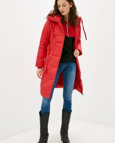 Утепленная куртка D`imma красная