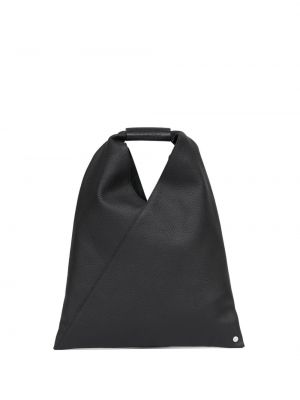 Leder shopper handtasche Mm6 Maison Margiela schwarz