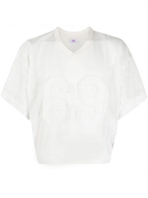 Koszulka z siateczką Erl biała