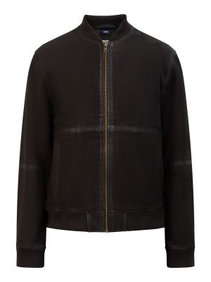 Retro kožna jakna Dreimaster Vintage crna