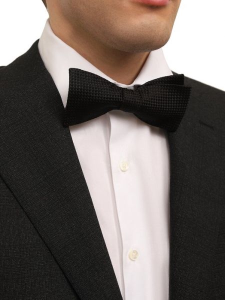 Шелковый галстук Van Laack черный