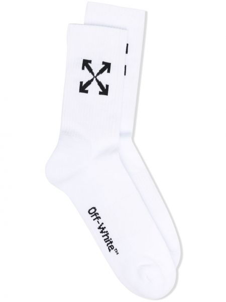 Off-White calcetines con motivo Arrows - Blanco Off-white