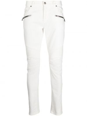 Jeans skinny Balmain bianco