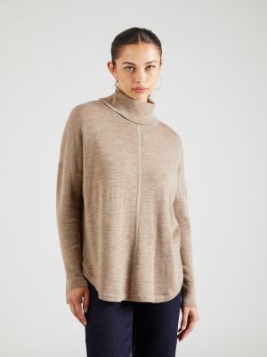 Меланжов пуловер Claire бежово