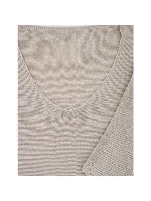 Suéter de algodón Le Tricot Perugia beige