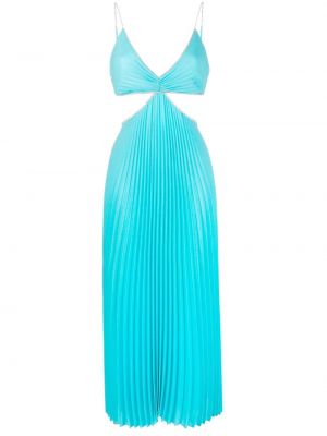 Plisované šaty Nissa modrá