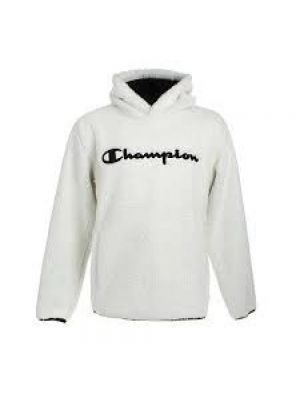 Bluza z kapturem polarowa Champion biała