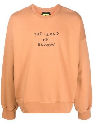Sweatshirt mit print Barrow braun