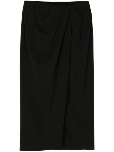 Midi sukně Tela černé