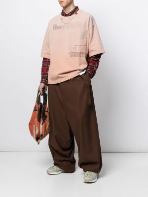 Pantalones bootcut Maison Mihara Yasuhiro marrón