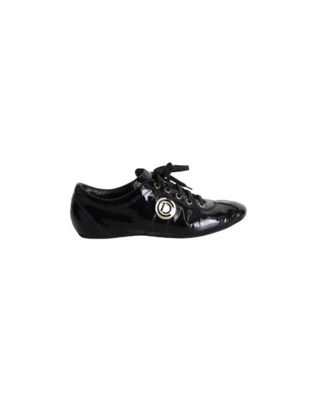 Sneakersy skórzane Dior Vintage czarne