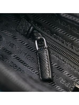Cinturón de nailon Prada Vintage negro
