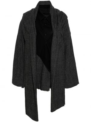 Kostkovaný kabát Yohji Yamamoto