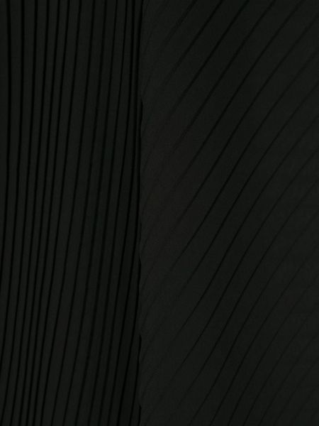 Echarpe en chiffon plissée Emporio Armani noir