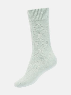 Кашемировые шелковые носки Loro Piana зеленые