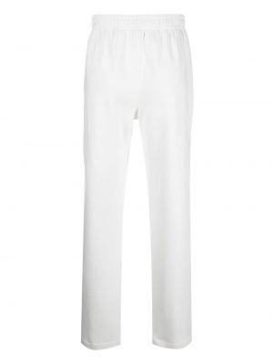 Pantalon droit en coton Styland blanc