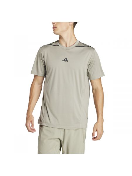 Camiseta manga corta Adidas Performance beige
