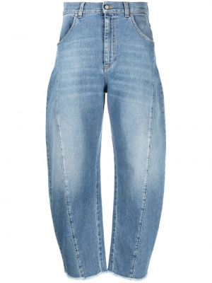 Straight leg jeans baggy Fabiana Filippi blu
