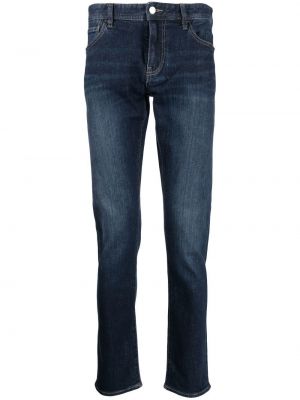 Skinny jeans Armani Exchange blå