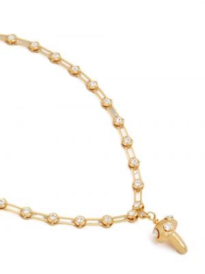 Křišťálový náhrdelník Marni zlatý