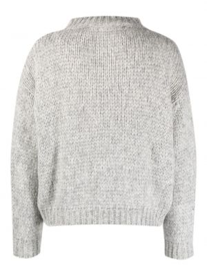 Pull col rond Nuur gris
