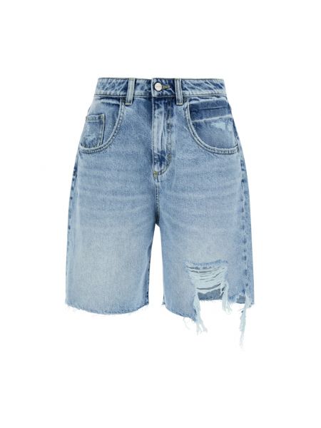 Szorty jeansowe relaxed fit Icon Denim niebieskie