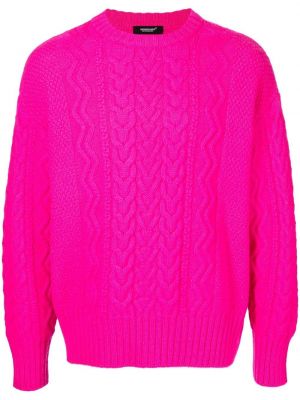 Pletený sveter Undercover ružová