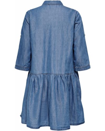 Košeľové šaty Only modrá