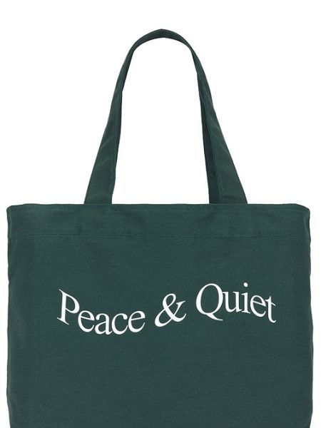 Tasche mit taschen Museum Of Peace And Quiet grün