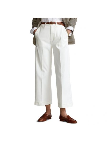 Pantalones rectos Polo Ralph Lauren blanco
