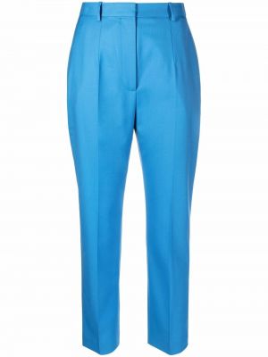 Укороченные брюки Alexander Mcqueen, синий