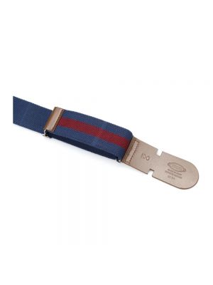 Cinturón de cuero con hebilla Tod's azul