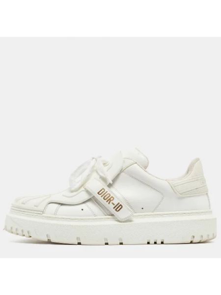Sneakersy skórzane Dior Vintage białe