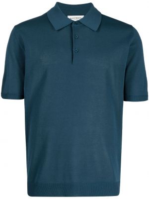 Tricou polo tricotate Man On The Boon. verde
