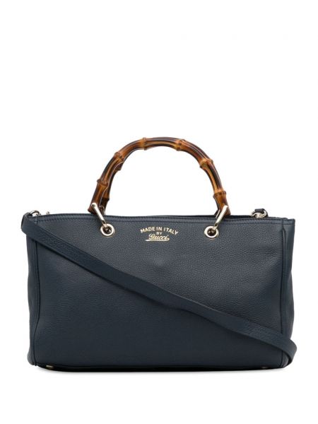 Τσάντα τσάντα μπαμπού Gucci Pre-owned μπλε