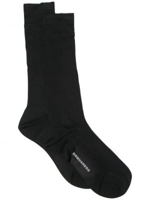 Чорапи с принт Dsquared2 черно