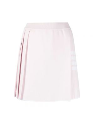 Mini spódniczka w paski Thom Browne różowa