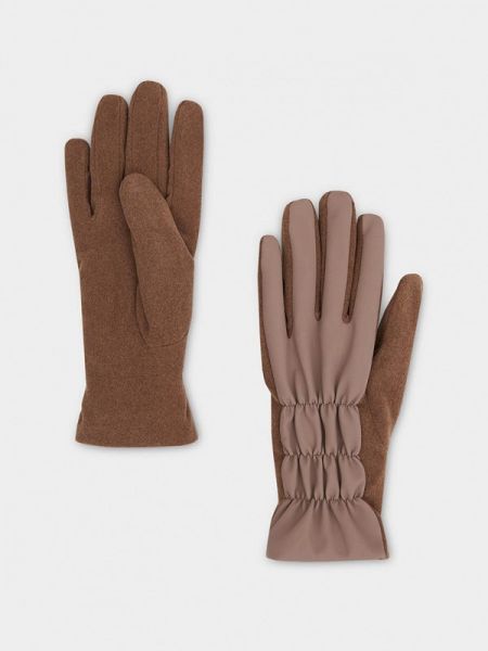 Перчатки Finn Flare коричневые