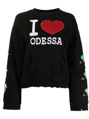 Sudadera con estampado Natasha Zinko negro