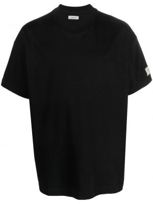 Bavlněné tričko Flaneur Homme černé