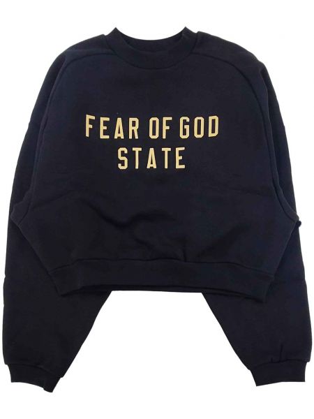 Baskılı atlet Fear Of God Essentials siyah