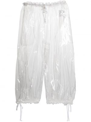 Прозрачни панталон Comme Des Garçons бяло