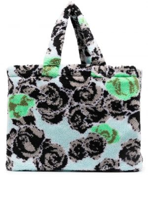 Жакардови шопинг чанта на цветя Natasha Zinko
