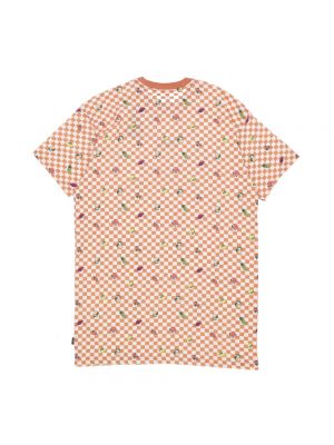 Koszulka z nadrukiem Vans różowa