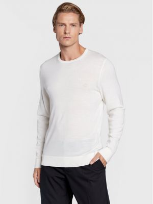 Πουλόβερ Calvin Klein λευκό