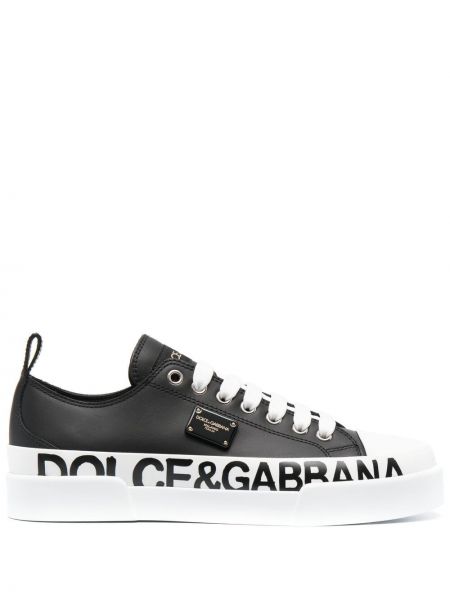 Sneakerși din piele Dolce & Gabbana