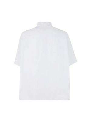 Koszula jeansowa oversize Raf Simons biała