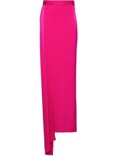 Satenska suknja Alex Perry ružičasta