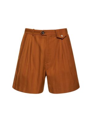Pantalones cortos de lana Egonlab naranja