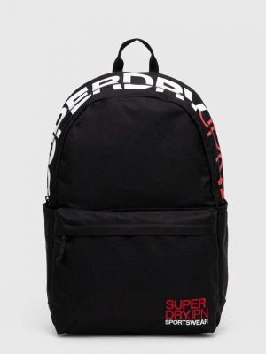 Рюкзак с принтом Superdry черный